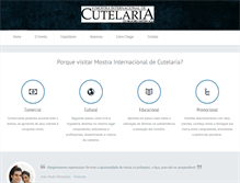 Tablet Screenshot of mostrainternacionaldecutelaria.com